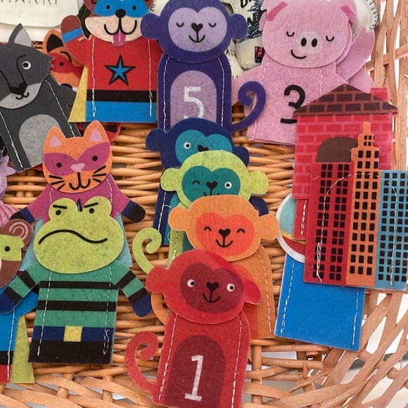 Military Angels And Finger Puppet Template Craft Lot - Picture 6 of 7